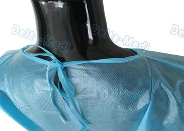 Голубые водоустойчивые устранимые связи мантий изоляции на тумаке резинки шеи