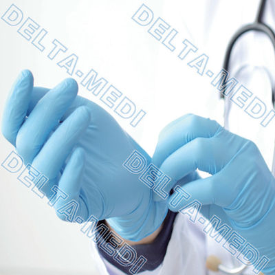 Перчатки руки вышитого бисером тумака устранимые для сейфа здравоохранения промышленного