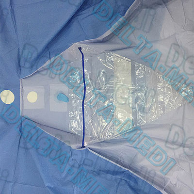 Темно-синее хирургическое SBPP устранимое стерильное задрапировывает для урологии с сумкой собрания