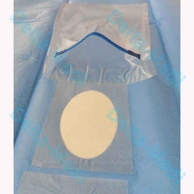 Хирургический лист глаза фенестрации задрапировывает с интегрированной жидкой сумкой собрания