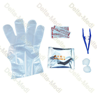 Стерильный устранимый хирургический набор Debridement наборов с помощью диапазона перчаток пинцета шарика хлопка