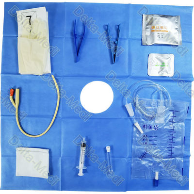 Устранимый стерильный уретральный набор катетера с пробиркой шприца катетера Foley