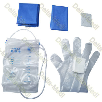 Стерильный медицинский устранимый хирургический набор сумки стирки клизмы PVC наборов