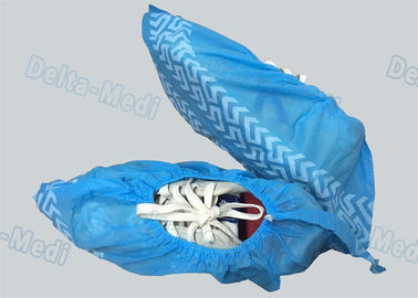 Не сплетенный не ботинок скида устранимый хирургический покрывает голубой цвет 15 кс 40км