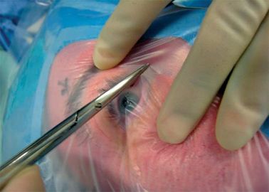 Глаз/офтальмическое устранимое стерильное хирургическое задрапировывают с фильмом взреза с жидкостным мешком собрания