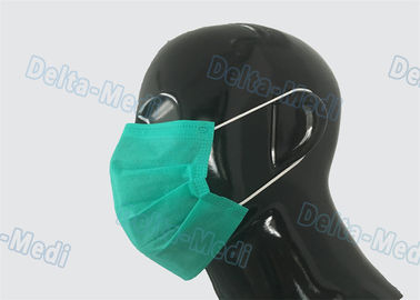 Зеленый стерильный медицинский устранимый лицевой щиток гермошлема не сплетенное Эко дружелюбное 17.5кс9.5км