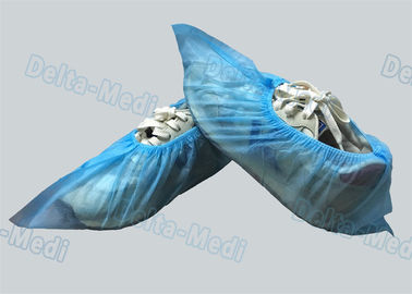 Крышки хирургического ботинка сини ПП/СМС не сплетенные устранимые для больницы/лаборатории