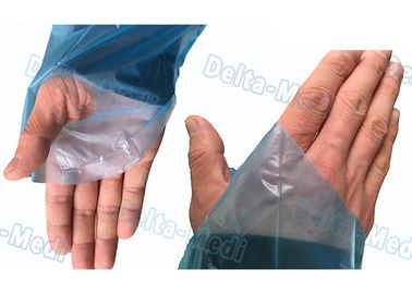 Мантия КПЭ водоустойчивых медицинских пластиковых продуктов хирургическая/мантия изоляции с тумаком петли большого пальца руки