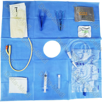 Стерильный медицинский устранимый уретральный набор Catheterication наборов катетера с латексом Foley