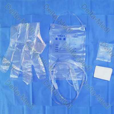Стерильный медицинский устранимый хирургический набор сумки стирки клизмы PVC наборов