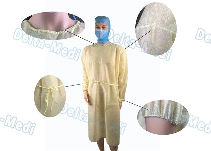 ПП освещают - одежду хирургии желтых устранимых мантий изоляции защитную