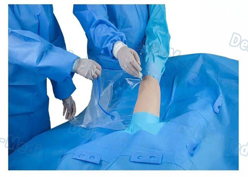 Пакеты мягких более низких лимбов хирургические, стерильные хирургические пакеты оконечности с жидкостным собранием и повязка